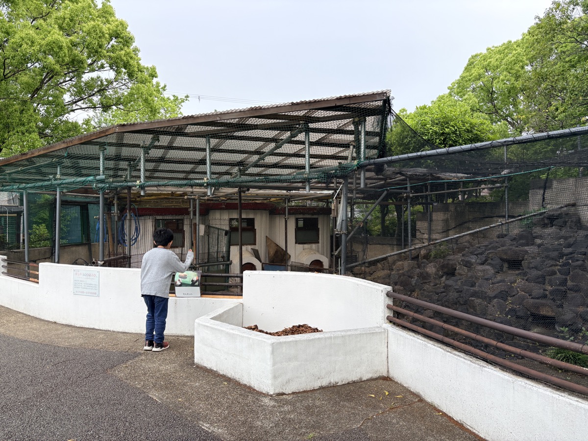 八幡市こども動物園の園内の様子