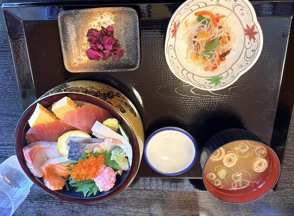 やませ土風館の山海里で食べた投げ込み丼
